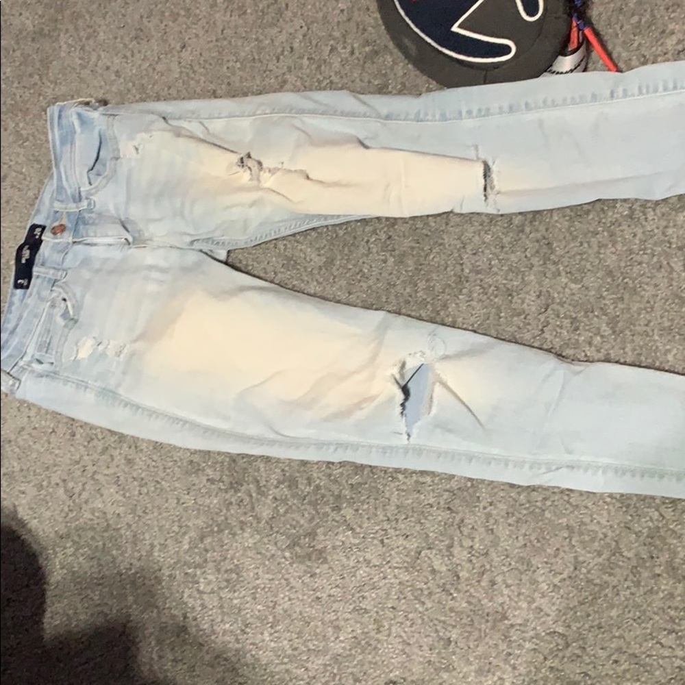 hollister crop jeans